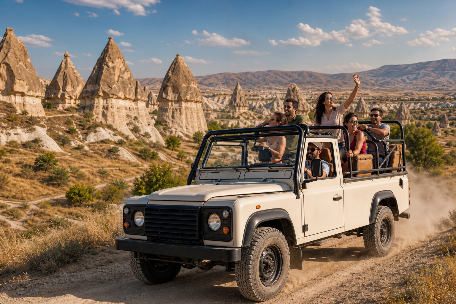 Cappadocia sunrise jeep safari tour