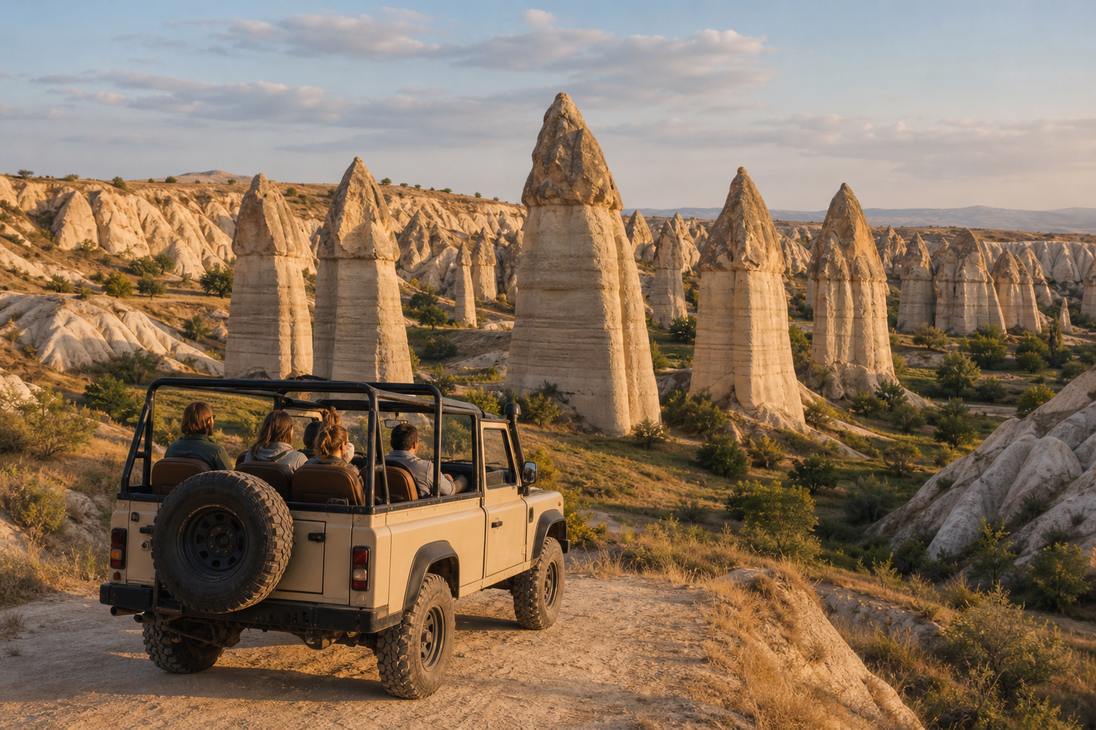 Jeep safari in Love Valley Cappadocia