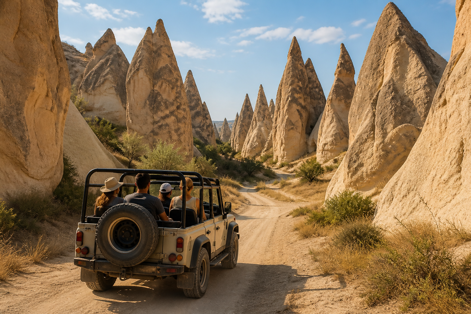 Jeep safari route in Sword Valley Cappadocia